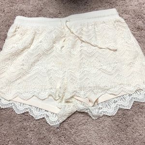 Good condition Miami lace shorts